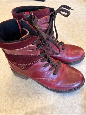 dromedaris Kara leather boots